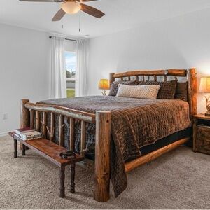 Brown velvet quilt set king size